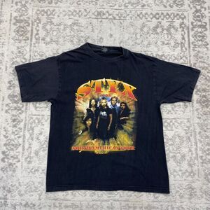 Styx Concert T Shirt Men’s North American Tour Short Sleeve Shirt Size Large